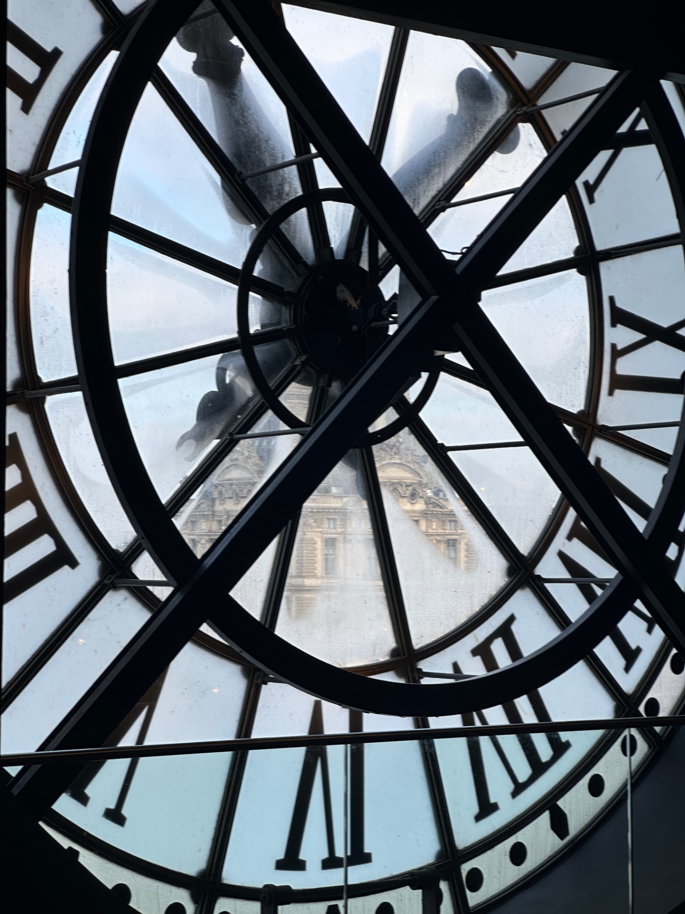 The Seine through the Musée d'Orsay clock